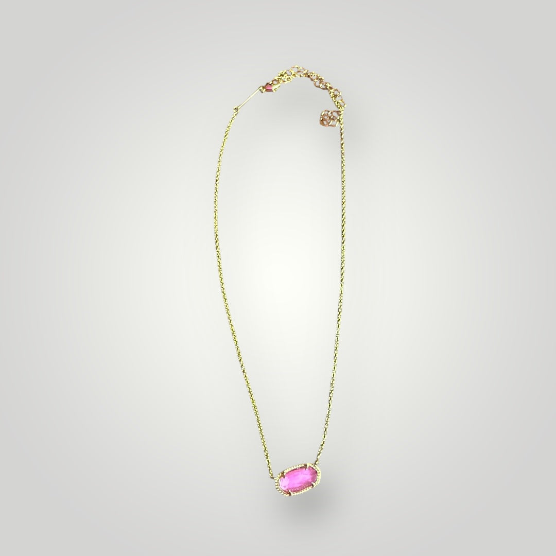 Kendra Scott Elisa Necklace Pink